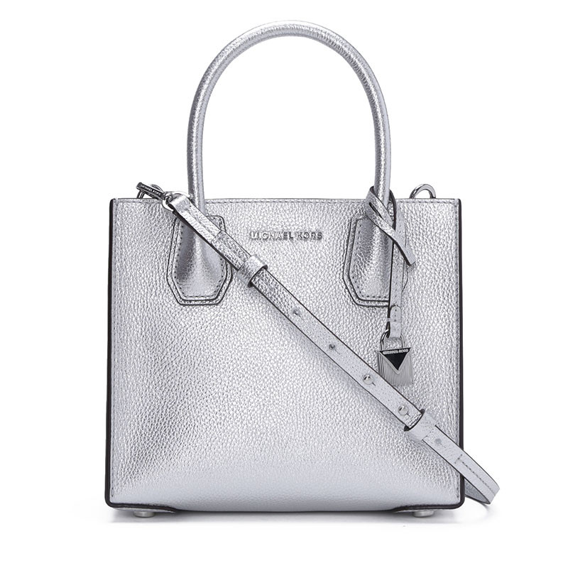 MK Mercer 斜挎包 中号 亮晶 30H6MM9M2M 银色