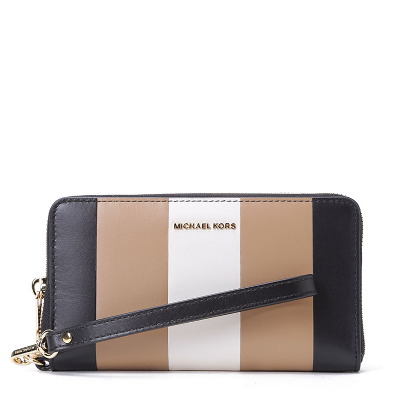 Michael Kors/迈克·科尔斯 女士三色拼接腕带钱包 32S7GIKE7T 拼色