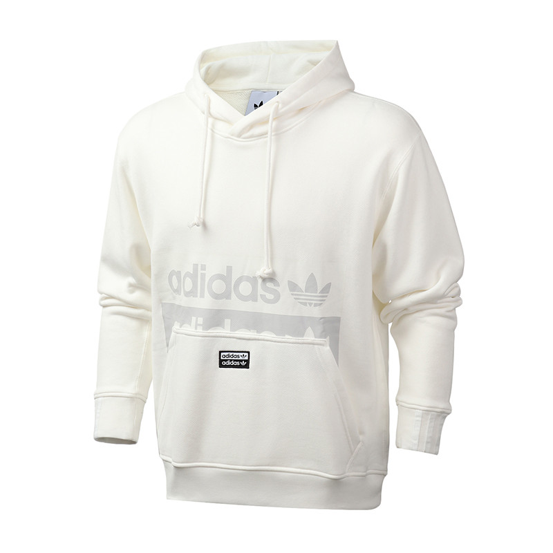 adidas阿迪达斯三叶草男装运动服连帽运动卫衣/套头衫ED7207 ED7207白色 XXL