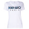 【直营】 Kenzo 高田贤三 女士全棉字母LOGO印花圆领短袖T恤F952TS721990 白色F962TS701990-01 L