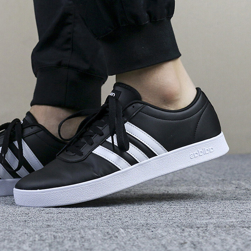 阿迪达斯（adidas）男鞋休闲运动鞋低帮板鞋黑白配色B43665 B43665（男） 10.5（45码）