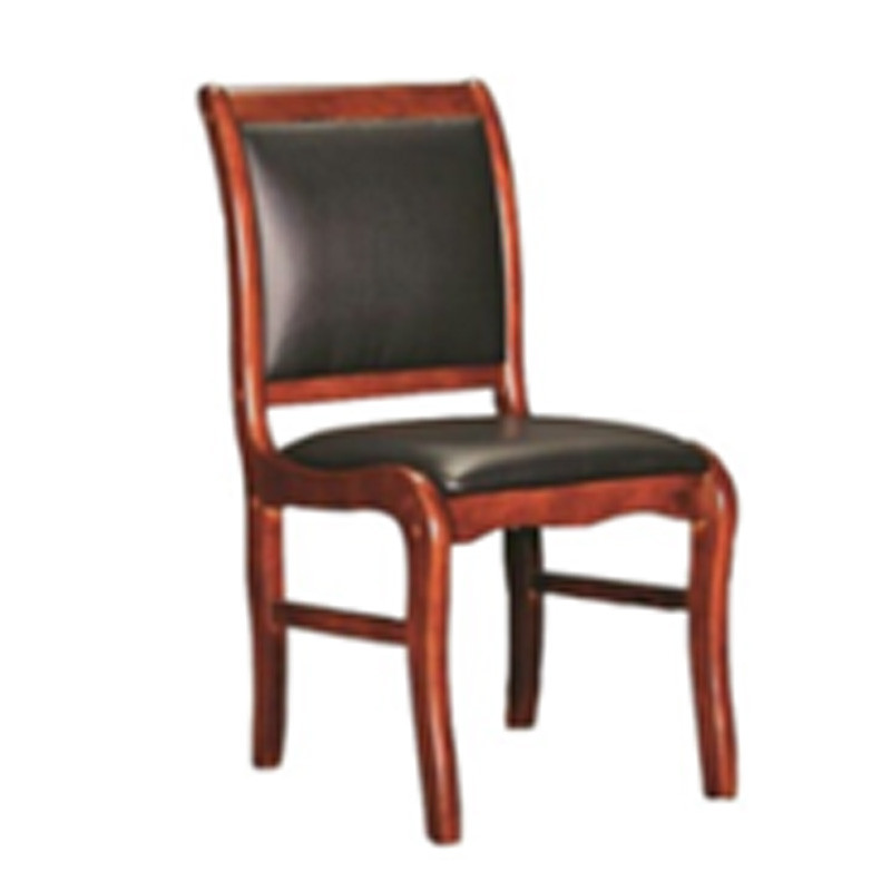 企购优品 定制椅子（带靠背） 实木板材 人造革靠背 棕色