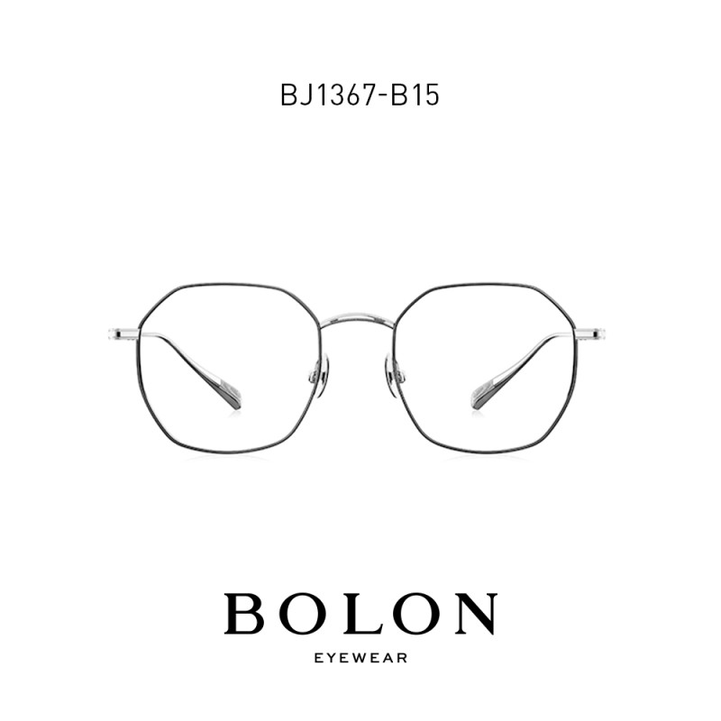 BOLON暴龙2019新品光学架王俊凯见面会 同款钛金属镜框眼镜BJ1367 BJ1367B15