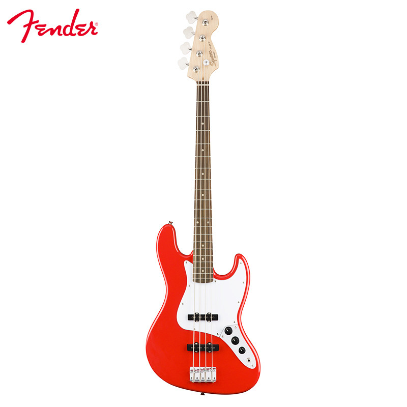 芬达（Fender）Squier Affinity J BASS RCR入门款4弦爵士JAZZ电贝司四弦贝斯跑车红 红色