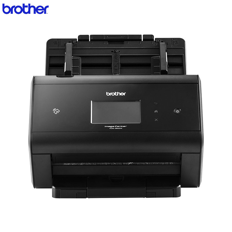 兄弟(brother) ADS-3600W 有线/无线网络高速扫描仪 A4双面馈纸式每分钟50张/100面