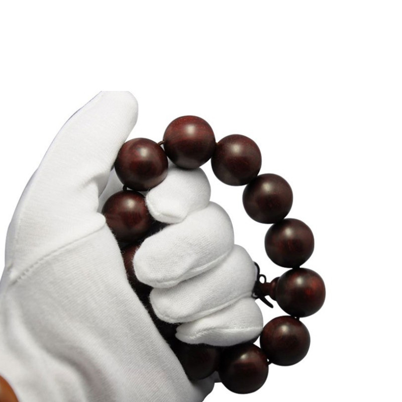 棉毛白手套 纯棉布棉布加厚白手套 礼仪白手套 盘玩珠子白棉手套 白色