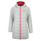 斯凯奇SKECHERS女长款羽绒(DownCoat) SAWW17516 M 原子灰