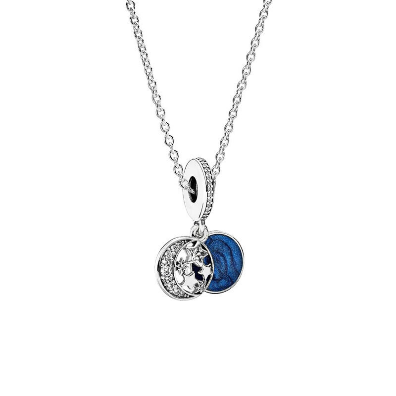 PANDORA潘多拉 星辰之海项链女奢侈品简约饰品925银礼品套装 SP002-45cm