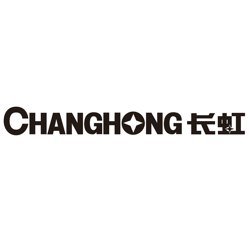 CHANGHONG 长虹 直边半侧光迷你字(黑色)欧邦标识 H200