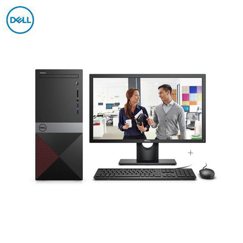 戴尔(DELL)成就Vostro3670 台式机电脑 19.5英寸屏(i5-9400 4G 1T 2G独显 无光驱）