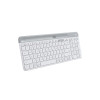 罗技(Logitech) K580 轻薄多设备无线键盘 白色（920-009209）