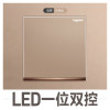 罗格朗(Legrand)开关插座官方旗舰店86型大面板五孔墙壁多孔USB逸景玫瑰金家用暗装5孔电源插座