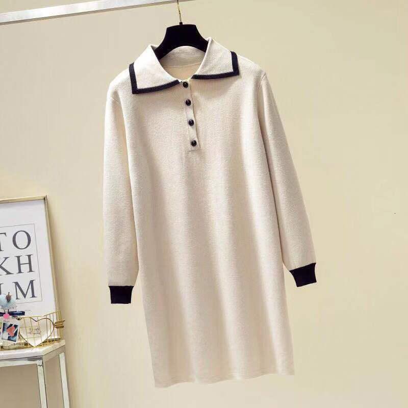 迪鲁奥（DILUAO)LYL 孕妇装 哺乳衣外出 月子服秋冬 哺乳衣外出秋装 哺乳针织毛衣裙中长款连衣裙F77_958 孕妇裙(杏色) XL