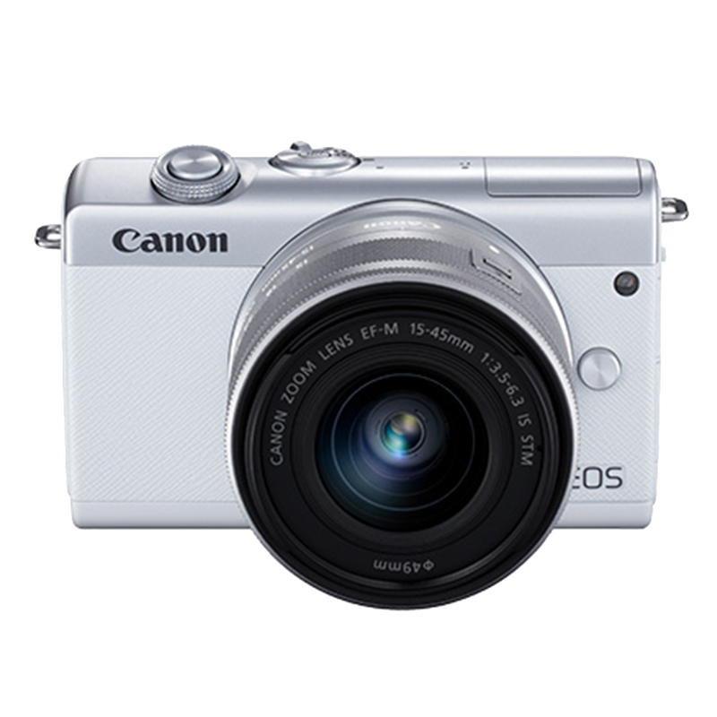 佳能(Canon) EOS M200（EF-M 15-45mm f/3.5-6.3 IS STM）（白色）