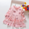 迪鲁奥（DILUAO)女宝宝春2019新款1-2-3-4岁衣服婴儿幼童公主长袖裙子女童连衣裙 长袖菠萝裙粉色 4XL(120cm)
