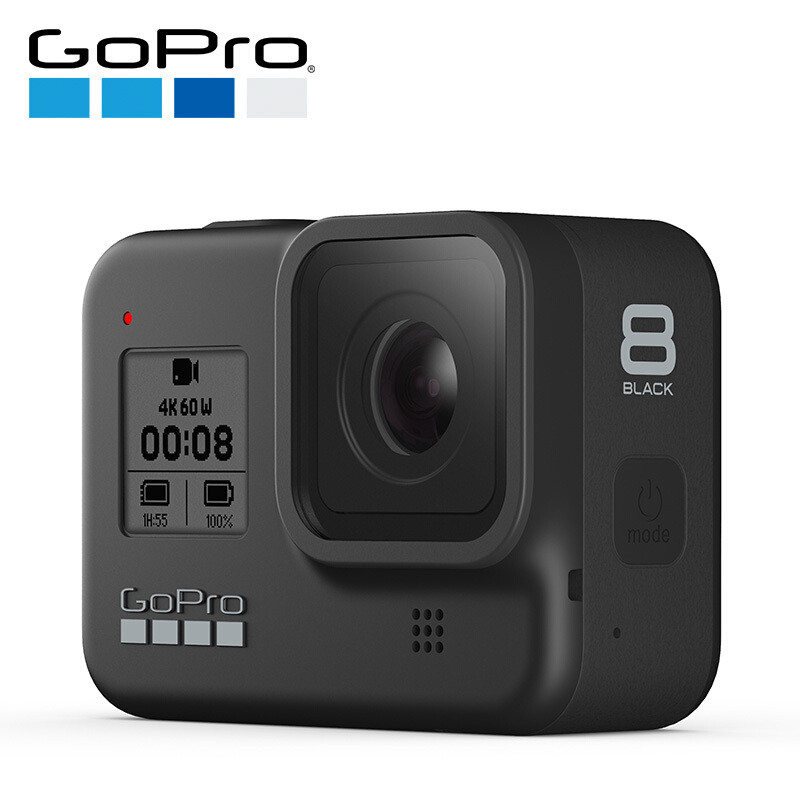 GoPro HERO8 Black黑色 运动相机摄像机vlog 4K户外潜水直播 HyperSmooth坚固耐用+防水