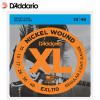达达里奥(D'Addario)EXL110 电吉他弦 粗款电吉他琴弦 美产套弦 EXL110(010-046) 银色