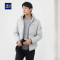 HLA海澜之家简约立领羽绒服2019冬季舒适保暖净色外套男 HWRAJ4R065A 浅灰92 185/100A/XXL