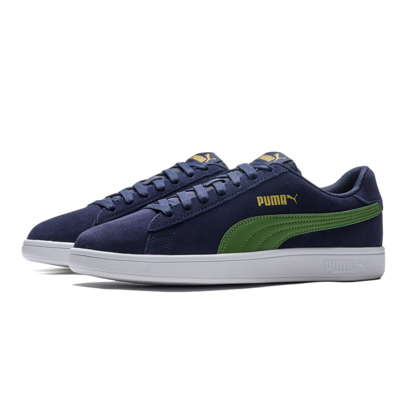 【自营】PUMA彪马男鞋女鞋PUMA SMASH V2运动鞋休闲板鞋364989 36498935粗呢蓝+花园绿 36码