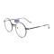 SEIKO精工 眼镜框男女款全框β-钛复古眼镜架近视配镜光学镜架HC3022 49mm 193黑色