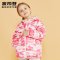 波司登儿童羽绒服轻薄正品男女童2018秋冬新款短款外套 150cm(150/72) 921G粉红迷彩/浅象米