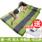户外自动充气垫子加厚气垫床防潮垫帐篷床垫双人黄灰 绿贴合192*132*3cm