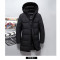 高档白鹅绒羽绒服 XXL 黑色