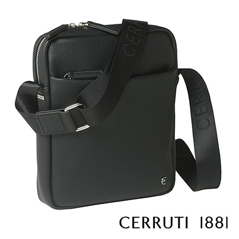 Cerruti 1881汉密尔顿系列黑色斜挎包 黑色 NTR711A 黑色