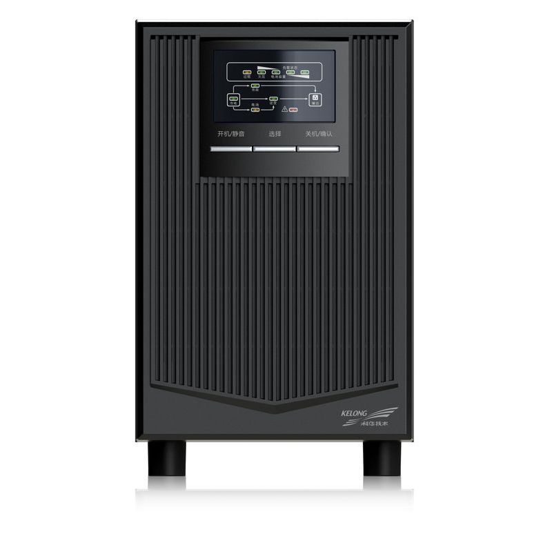 科华YTR1103L高频在线式UPS不间断电源3KVA/2400W稳压电源UPS主机无电池