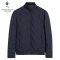 商场同款与狼共舞羽绒服男2019冬季新款加厚保暖黑色羽绒外套DZ 165/84A 101藏青