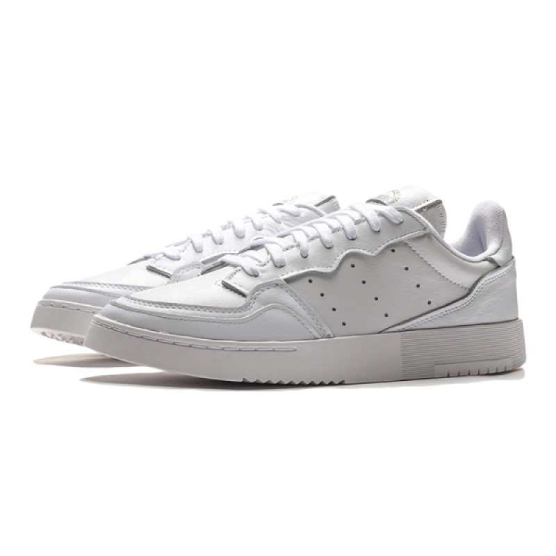 adidas阿迪达斯三叶草男鞋复古休闲鞋板鞋EE6037 EE6037白色 42.5码