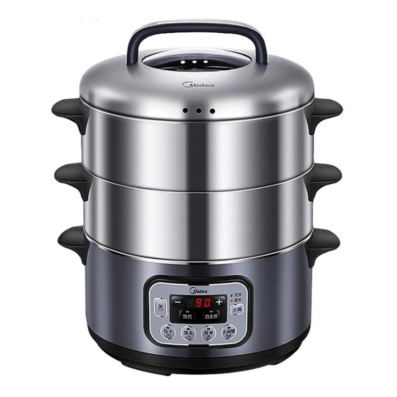 美的(Midea) ZG28Power501电蒸锅蒸笼不锈钢多功能三层大容量家用