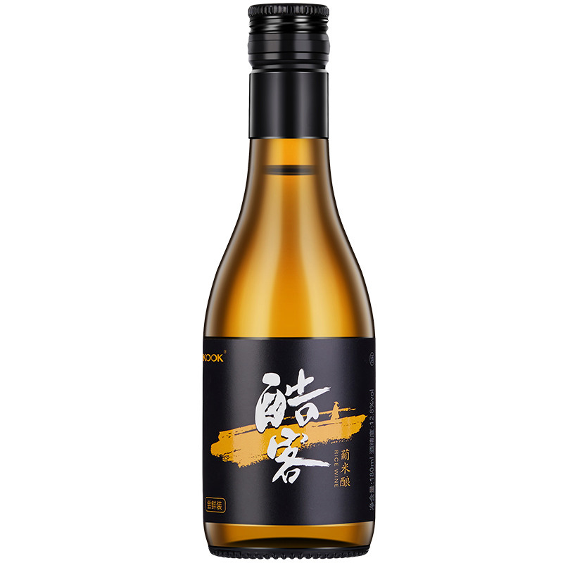 酷客KOOK葡米酿 混酿微醺 黄酒半干型12.8度180mL单瓶装