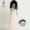 经典故事羽绒服女中长款2019冬季新款小个子过膝韩版加厚保暖外套 170/92A/XL S03米白