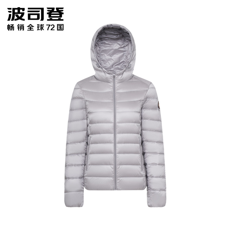 时尚保暖女羽绒服_1 若凝灰8136 160/84A