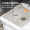 HOROW希箭太空铝洗衣机柜白色 赠送配件【预售3月10号发货】 1.3m平行右盆【预售3月10号发货】