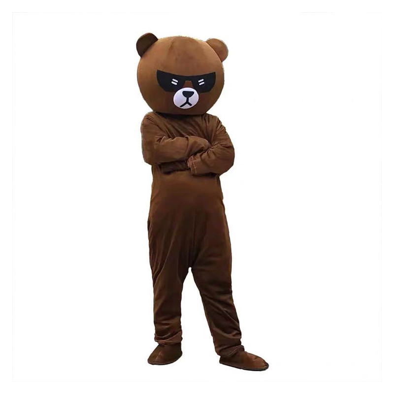 SCP 布朗熊卡通人偶服装 SCP-12569 玩偶行走道具网红熊服饰 均码 （2套起订）