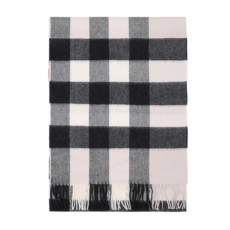 BURBERRY 博柏利 女款羊绒大号围巾 40310451 石色格纹