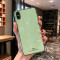 VIPin 苹果iphone11pro/11/11promax/X/XS/XR/XSMax 手机壳 马卡龙电镀TPU软壳 苹果XSMax牛油果绿