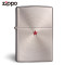 zippo正版正版打火机 轮回标志盔甲机正品防风煤油创意火机送男友 轮回红五星-盔甲银色