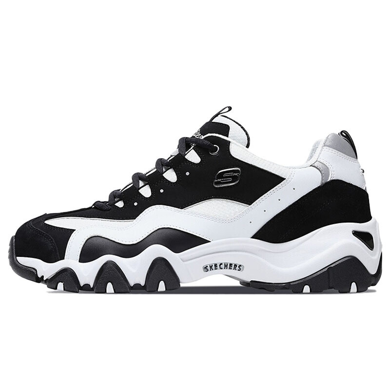 Skechers斯凯奇男鞋运动休闲舒适老爹鞋休闲鞋TM&666049-BKW 666049-BKW 42
