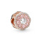 Pandora 潘多拉玫瑰金色粉色耀眼花朵串饰 787851NPM 瑰金色粉色