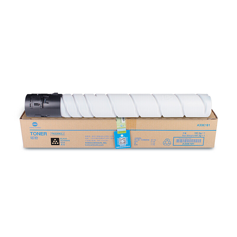 KONICA MINOLTA 柯尼卡美能达TN220C 青色标准容量碳粉（适用C221/7122/C281机型） 蓝色