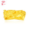 金一 足金3D硬金貔貅吊坠男女通用款路路通手串送黑曜石(定价)ACD011 约1.9g
