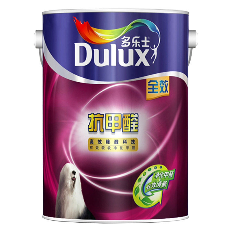 多乐士(Dulux) 抗甲醛全效内墙乳胶漆 墙面漆油漆涂料 A999 5L