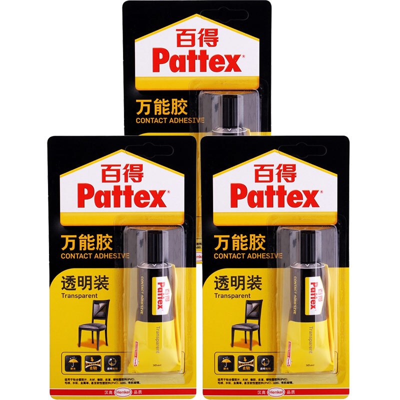 百得 Pattex 系列 汉高百得 Pattex 万能胶胶水强力胶强力粘合修单鞋胶万能模型胶透明装室内用pxt4s 30ml 支图片 高清实拍图 苏宁易购