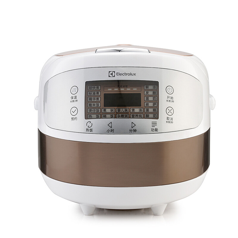 伊莱克斯(ELECTROLUX)EGRC760 微电脑电饭煲（防溢可拆卸清洗内盖） 单台装
