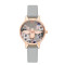 OliviaBurton 英国进口 圆形少女时尚3D小蜜蜂气质花朵女士优雅腕表 女表OB16PP43 伦敦深灰