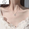 原创月升王国月亮S925纯银项链仙女闺蜜锁骨链女情人节圣诞
