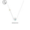 项链女纯银锁骨链吊坠小众设计银饰首饰520送女友壹 秘密花园-春日花园